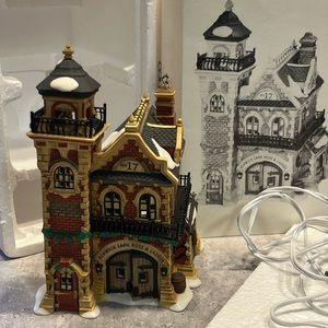 Department 56 Heritage Village Collection Ashwick Lane Hose and Ladder 1997